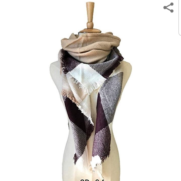 Womens Long Shawl Wraps Large Scarf - Picture 1 of 2